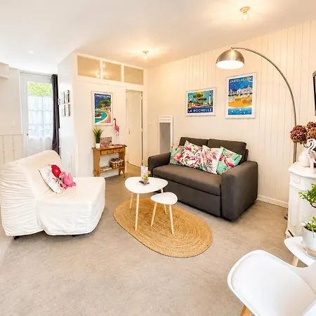 Apartmán Le Flamant Rose, Proche Centre-ville Avec Terrasse La Rochelle (Charente-Maritime)
